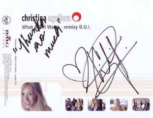 Christina Aguilera and D.U.I.