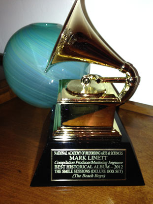 Beach Boys Al Gomes Big Noise Grammy Award