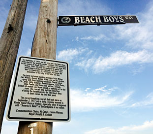 Beach Boys Al Gomes Big Noise Connie Watrous Street Sign